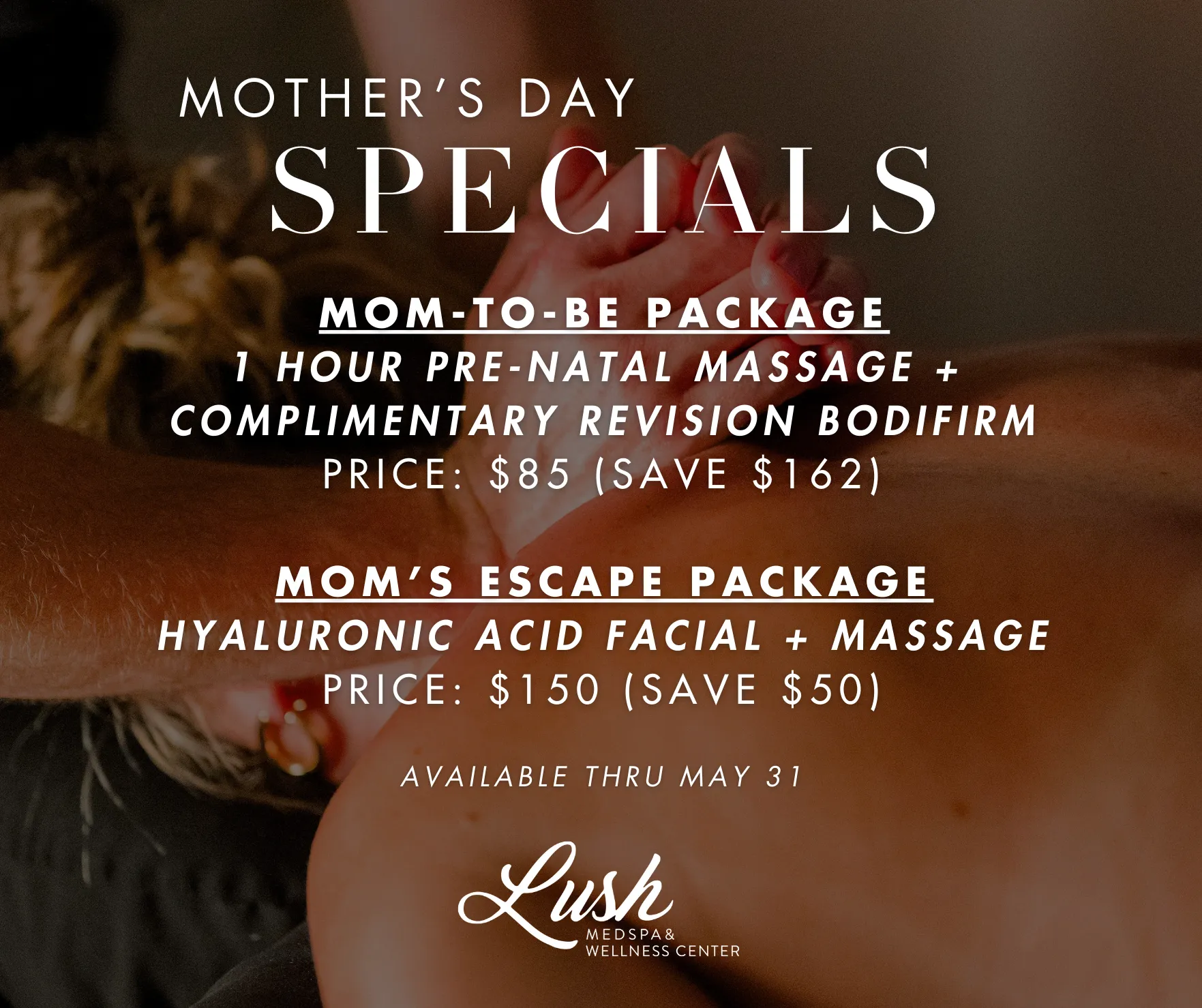 Mother Day Specials At Lush MedSpa Tuscaloosa AL