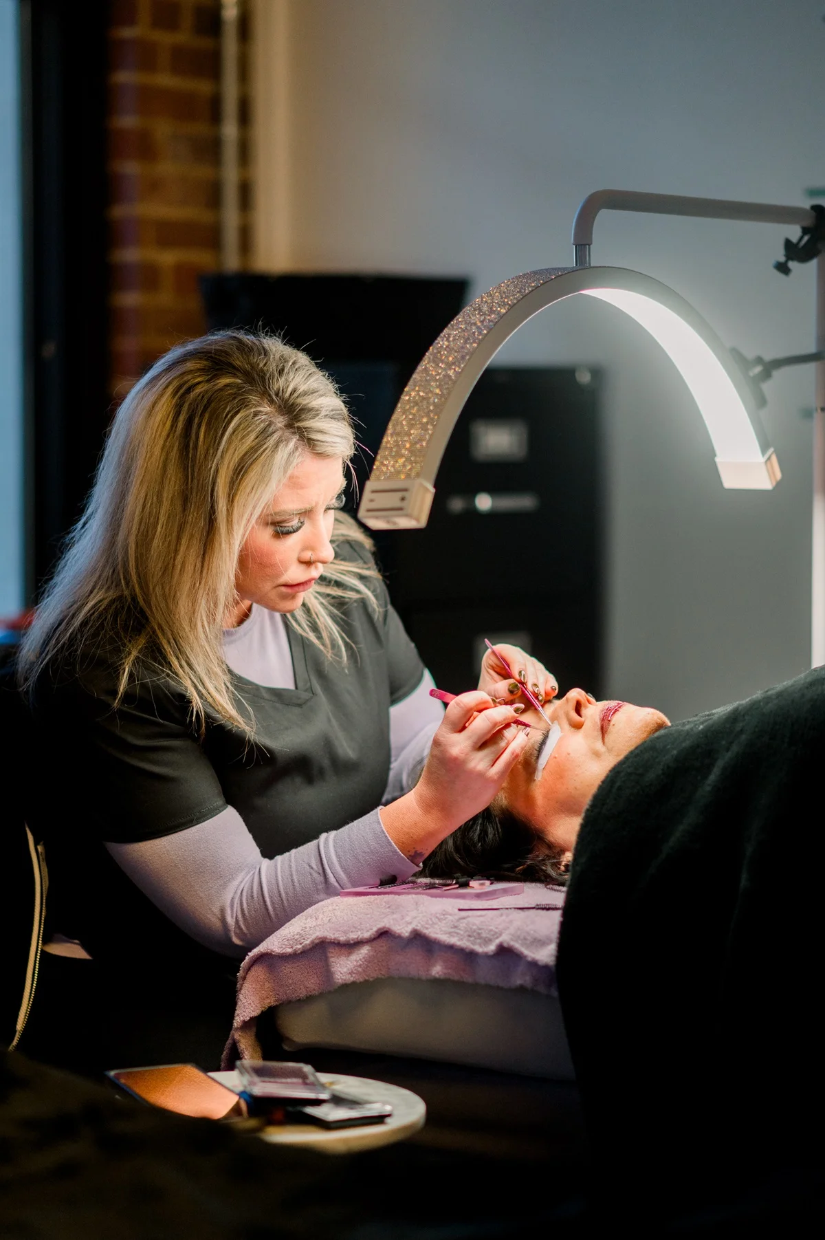 Lashes and Brows at Lush MedSpa Tuscaloosa