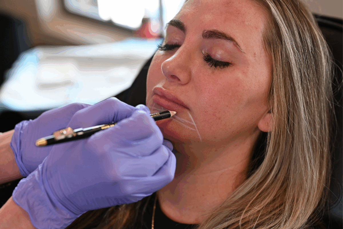 Dr. Irma performing PDO Threads at Lush MedSpa