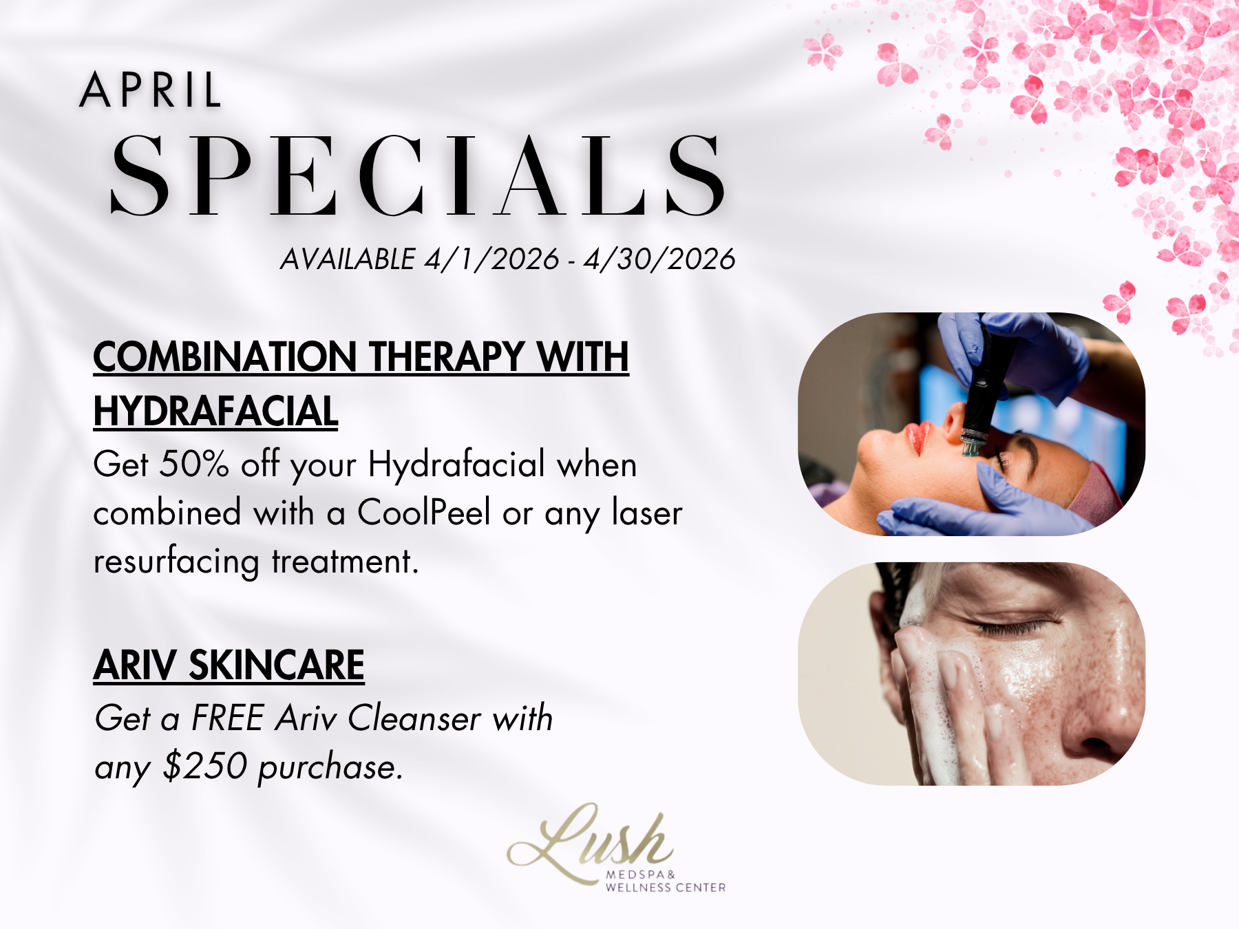 Combination Therapy with Hydrafacial and Ariv Skincare in Tuscaloosa, AL