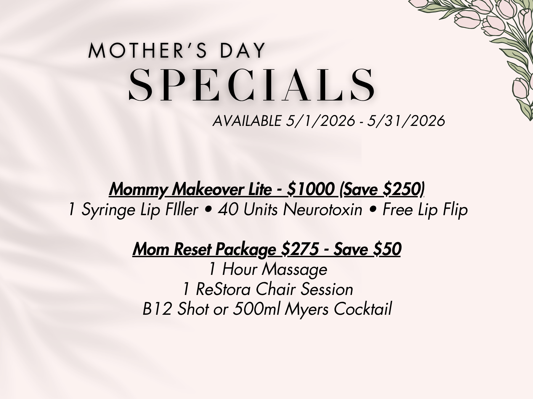 Mothers's Day Specials in Tuscaloosa, AL